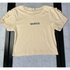 Τοπάκι Crop top κοντομάνικο - Image 4