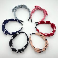 Στέκα Μαλλιών πουά με Φιόγκο