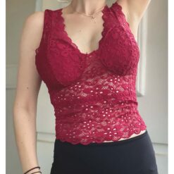 Μπουστάκι Bralette με Δαντέλα - Image 4
