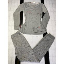 Πιτζάμες βαμβακερές με λεπτό Fleece