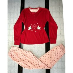 Πιτζάμες βαμβακερές με λεπτό Fleece