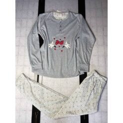 Πιτζάμες βαμβακερές με λεπτό Fleece