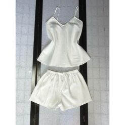 Σετ Σατέν Babydoll Τοπάκι και Σορτσάκι