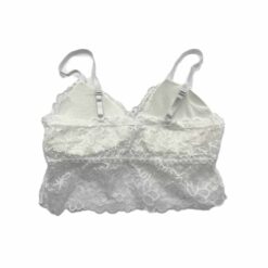 Σουτιέν Bralette Δαντελωτό, Λευκό