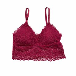 Σουτιέν Bralette Δαντελωτό, Μπορντοκόκκινο