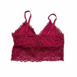 Σουτιέν Bralette Δαντελωτό, Μπορντοκόκκινο