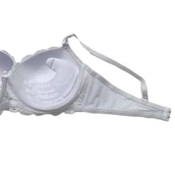 Σουτιέν Push Up Δαντελωτό Cup C, Λευκό