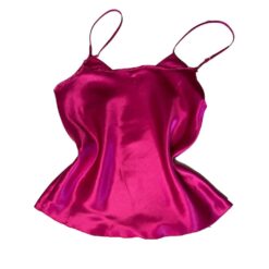 Σετ Σατέν Babydoll, Φούξια