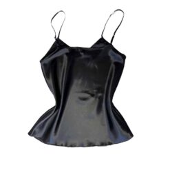 Σετ Σατέν Babydoll, Μαύρο