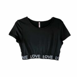 Σετ Πιτζάμες Homewear Τοπάκι, Παντελόνι και Ρομπάκι, Μαύρο