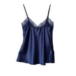 Σετ Σατέν Babydoll, Μπλε