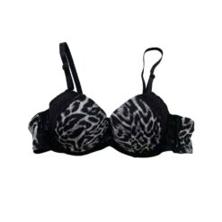 Σουτιέν Push Up Cup B, Άνιμαλ Πριντ Γκρι