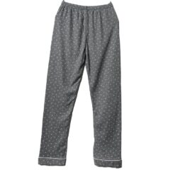 Σετ Πιτζάμες Ριπ με Καρδούλες και Fleece, Πουκάμισο και Παντελόνι, Γκρι