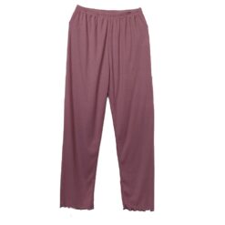 Σετ Πιτζάμες ριπ Βαμβακερές Fleece, Μπλούζα και Παντελόνι, Ροζ