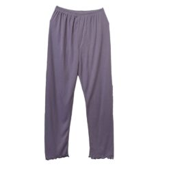 Σετ Πιτζάμες ριπ Βαμβακερές Fleece, Μπλούζα και Παντελόνι, Μωβ
