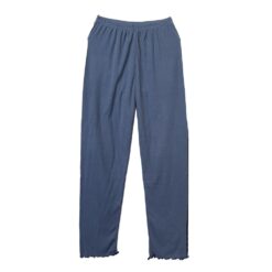 Σετ Πιτζάμες ριπ Βαμβακερές Fleece, Μπλούζα και Παντελόνι, Μπλε