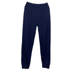 Σετ Πιτζάμες Βαμβακερές Fleece, Μπλούζα πουά και Παντελόνι, Σκούρο Μπλε