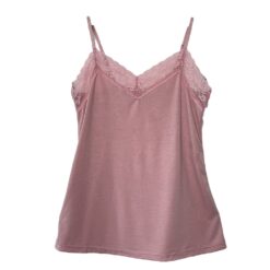 Γυναικείο Σετ Πιτζάμες Τοπάκι και Φλοράλ Σορτσάκι Slim Fit, Ροζ