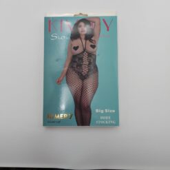 Σέξι Διχτυωτά Εσώρουχα Plus Size, Μαύρο