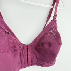 Σουτιέν με Δαντέλα και Κούμπωμα μπροστά χωρίς Ενίσχυση Cup D, Ματζέντα