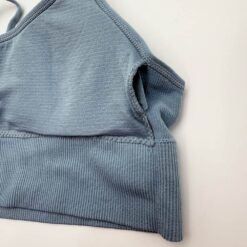 Σετ Εσώρουχα Ριπ Μπουστάκι και ψηλόμεσο Σλιπάκι, Σιέλ