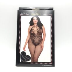 Σέξι Διχτυωτά Εσώρουχα Plus Size, Μαύρο