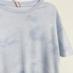Σετ Γυναικείες Φόρμες Βαμβακερές Tie-Dye Regular Fit, Γαλάζιο