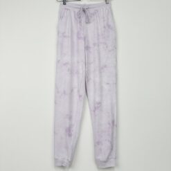 Σετ Γυναικείες Φόρμες Βαμβακερές Tie-Dye Regular Fit, Μωβ