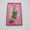 Σέξι Διχτυωτά Εσώρουχα Plus Size, Μαύρο