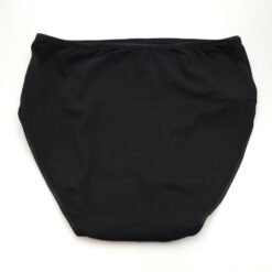 Γυναικείο Βαμβακερό Εσώρουχο Σλιπ Plus Size, Μαύρο
