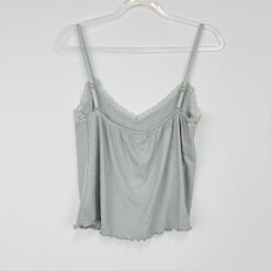 Γυναικείο Σετ Babydoll Ριπ Τοπάκι και ψηλόμεσο Σορτσάκι Slim Fit, Μέντα