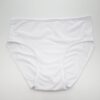 Γυναικείο Βαμβακερό Εσώρουχο Σλιπ Plus Size, Λευκό