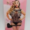 Σέξι Διχτυωτά Εσώρουχα Plus Size, Μαύρο