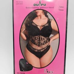 Σέξι Διχτυωτά Εσώρουχα Plus Size, Μαύρο