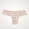 Γυναικείο Εσώρουχο Στρινγκ Δαντελωτό, Nude