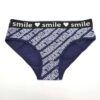 Γυναικείο Βαμβακερό Εσώρουχο Σλιπ smile, Μπλε Μαρέν