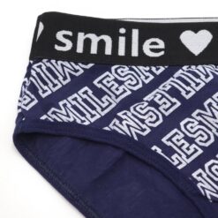 Γυναικείο Βαμβακερό Εσώρουχο Σλιπ smile, Μπλε Μαρέν