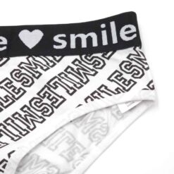Γυναικείο Βαμβακερό Εσώρουχο Σλιπ smile, Λευκό