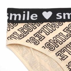Γυναικείο Βαμβακερό Εσώρουχο Σλιπ smile, Μπεζ