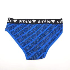 Γυναικείο Βαμβακερό Εσώρουχο Σλιπ smile, Μπλε