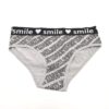 Γυναικείο Βαμβακερό Εσώρουχο Σλιπ smile, Γκρι