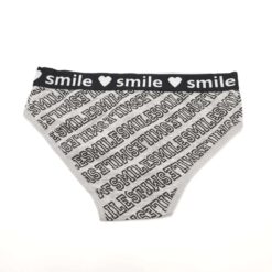 Γυναικείο Βαμβακερό Εσώρουχο Σλιπ smile, Γκρι