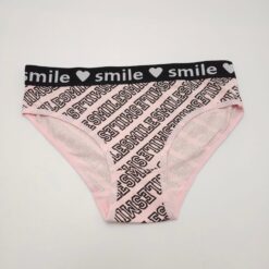 Γυναικείο Βαμβακερό Εσώρουχο Σλιπ smile, Ροζ