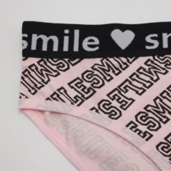 Γυναικείο Βαμβακερό Εσώρουχο Σλιπ smile, Ροζ