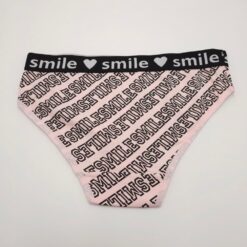 Γυναικείο Βαμβακερό Εσώρουχο Σλιπ smile, Ροζ