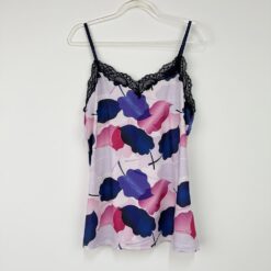 Σετ Γυναικείες Πιτζάμες Babydoll Φλοράλ Τοπάκι και Σορτσάκι Slim Fit, Λευκό Πολύχρωμο