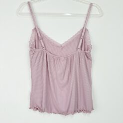 Γυναικείο Σετ Babydoll Ριπ Τοπάκι και ψηλόμεσο Σορτσάκι Slim Fit, Σάπιο Μήλο
