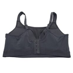 Μπουστάκι με Μπανέλα και λεπτή Ενίσχυση Plus Size, Μαύρο