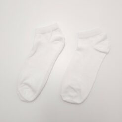 Γυναικείες Βαμβακερές Κοντές Κάλτσες 3Pack, Λευκό