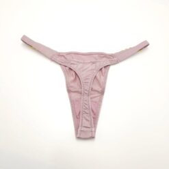 Γυναικείο Βαμβακερό Εσώρουχο String με Στρας, Σάπιο Μήλο